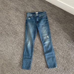 Mother The Looker Crop Denim Size 25